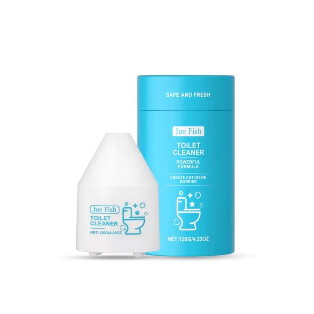 JUE FISH Toilet Cleaning Solid Bubble Block – Automatic Toilet Bowl Cleaner